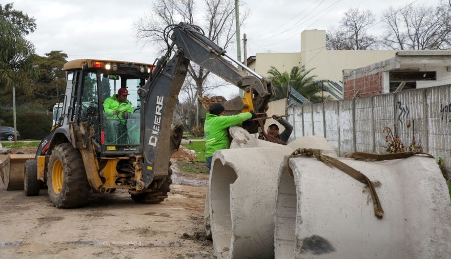 El Municipio sigue trabajando en obras hidráulicas
