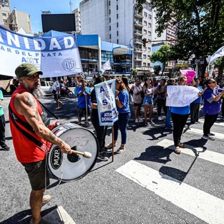 Mar del Plata: Trabajadores de la sanidad realizan un paro 