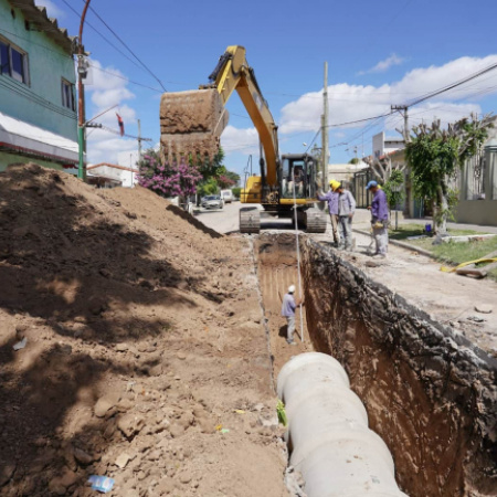 Katopodis y Alak inauguraron obras hidráulicas en La Plata