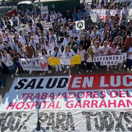 Trabajadores del Garrahan anunciaron dos nuevos paros y convocaron a una marcha federal
