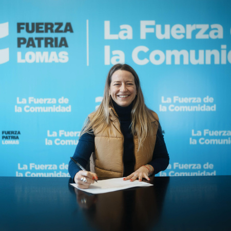 Federico Otermín impulsó a Sol Tischik para encabezar la lista de concejales de Fuerza Patria en Lomas de Zamora