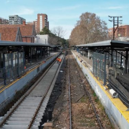 Línea Mitre: paralizan el ramal Tigre por trabajos de recambio de vías