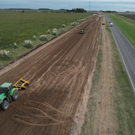 Avanzan las obras de la nueva autovía de la Ruta Provincial 11