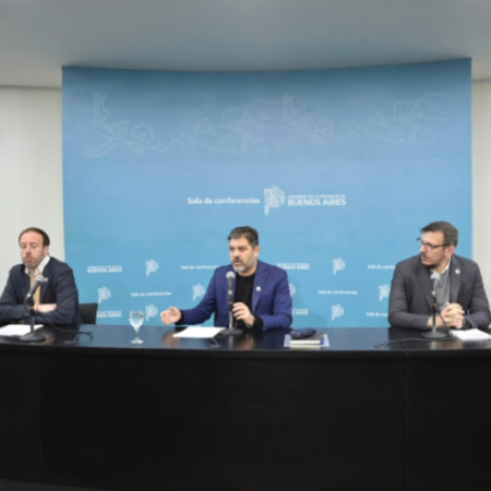 Bianco, López y Cuattromo brindaron una conferencia de prensa