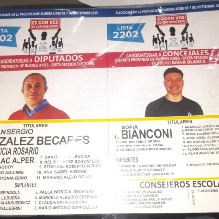 Una lista se retira de las elecciones por un error en la impresión de las boletas