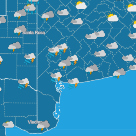 Alerta amarilla por tormentas en el sudoeste bonaerense