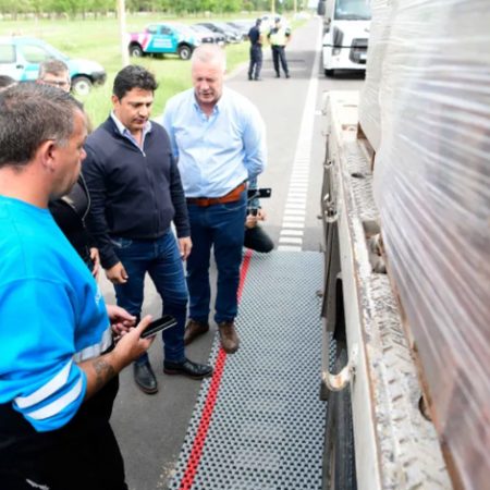 Rutas provinciales: se retiraron 3.500 toneladas de sobrepeso en lo que va de 2025