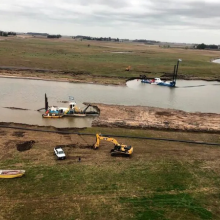 El Gobierno le prometió al campo avanzar con las obras de dragado en el Río Salado