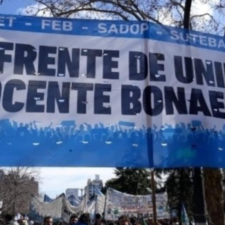 Docentes bonaerenses realizarán una nueva jornada provincial de protesta