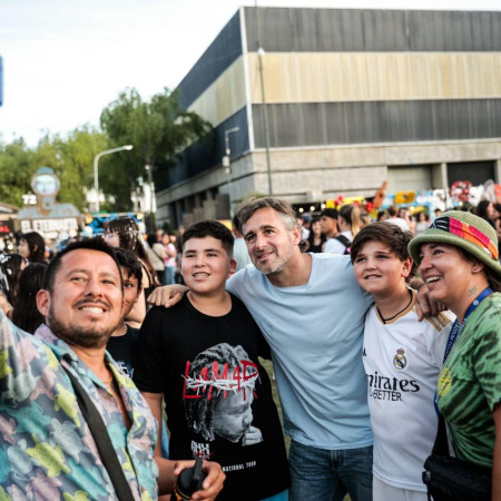 Achával acompaña a la comunidad en las Fiestas Patronales de Pilar