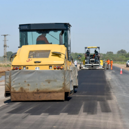 Avanzan las obras de repavimentación en la Ruta del Cereal en el oeste bonaerense