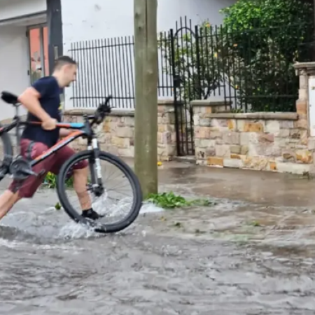 Bahía Blanca, cerca del año más lluvioso de la historia