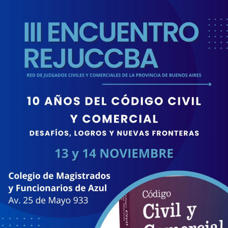 Encuentro de jueces civiles y comerciales en Azul 
