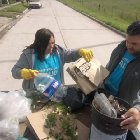 Salud bonaerense refuerza el descacharreo para prevenir el dengue