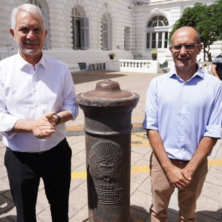La Plata recuperó un mojón fundacional histórico gracias a la restitución del municipio de Bolívar