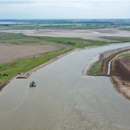 Con aval de un banco europeo, la Provincia licitará un tramo clave del Plan del Salado