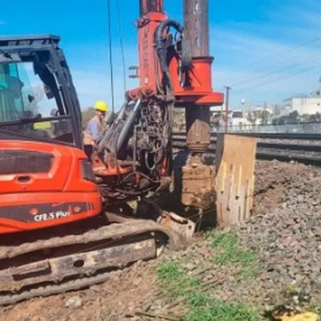 Avanza la construcción de una nueva estación del tren San Martín