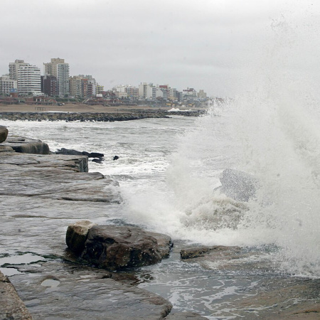 Alerta amarilla por vientos intensos en gran parte de la costa bonaerense