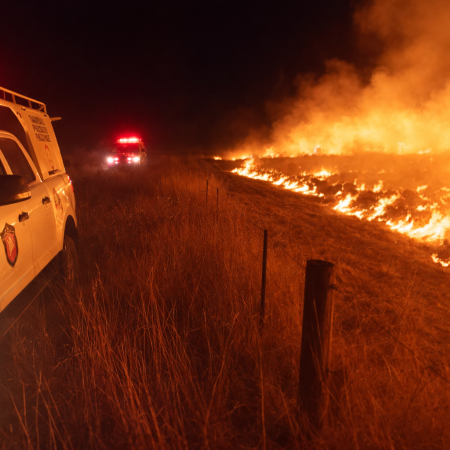 Riesgo extremo de incendios en gran parte de la provincia de Buenos Aires