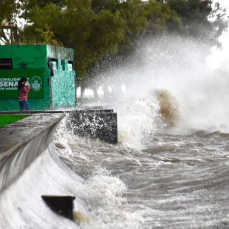 Se viene otra fuerte crecida del Río de la Plata el fin de semana