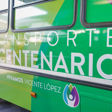 Peligran los colectivos gratuitos del Transporte Bicentenario en Vicente López