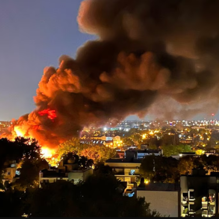 Explosión en una planta industrial de San Fernando provocó un voraz incendio