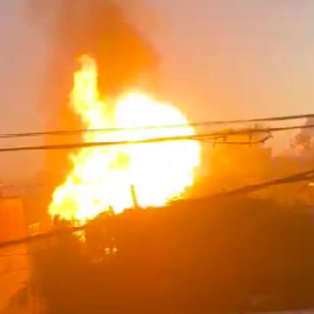 Incendio y explosiones en un depósito de garrafas en Merlo: hay heridos y evacuados