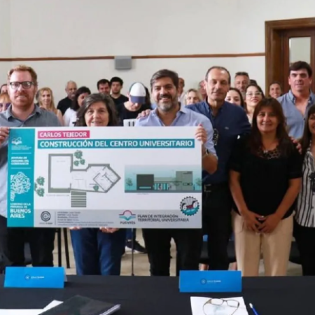 Carlos Tejedor tendrá el centro universitario N° 50 de la Provincia