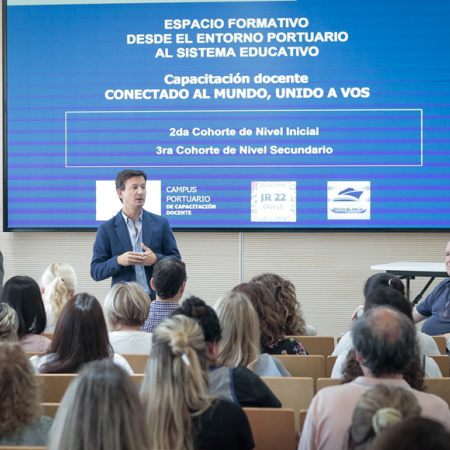 Bahía Blanca: el Puerto abrió una formación para docentes con puntaje oficial