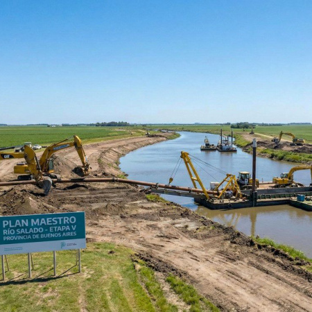 Inundaciones: la Provincia "apura" a Nación para que reactive una obra clave
