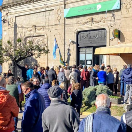 Cierra el Banco Provincia en Pedernales y crece la preocupación vecinal