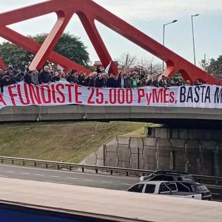 Milei y una nueva protesta de PyMEs, gremios y trabajadores en la calle