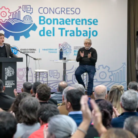 Kicillof mostró músculo sindical en Mar del Plata: "Hoy más que nunca gobernar es crear trabajo"