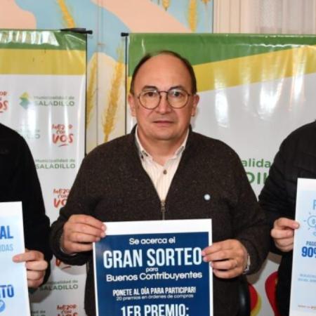Saladillo premiará a los vecinos que pagan sus tasas: sorteará más de $8 millones