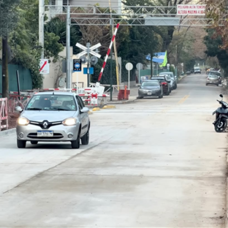 Beccar recuperó un paso histórico y ahora vienen nuevas obras bajo el asfalto