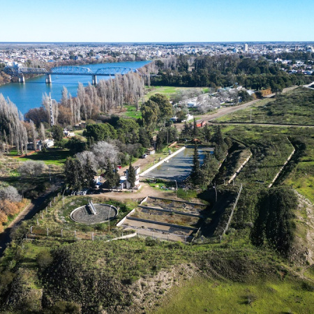La Provincia reactivó una obra clave de saneamiento en Carmen de Patagones
