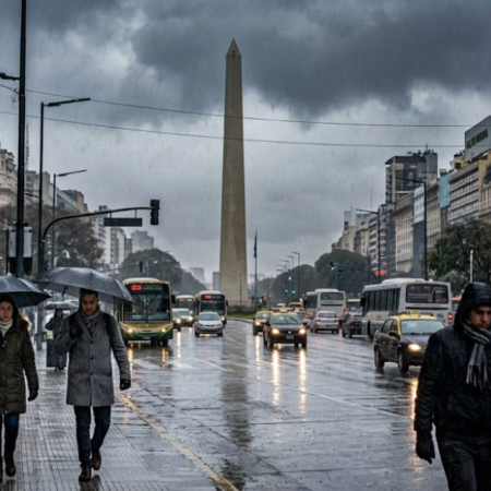 Arranca la semana con lluvias en el AMBA: cómo seguirá el tiempo