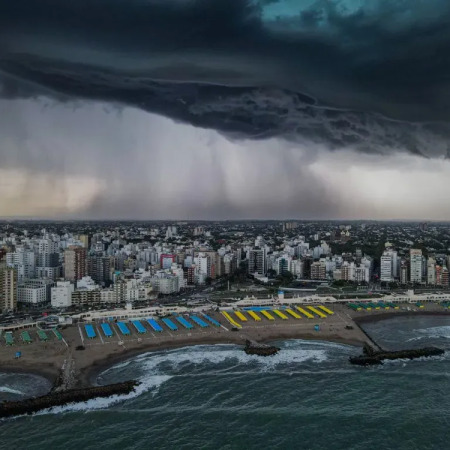 Se forma una ciclogénesis y anticipan un temporal con lluvias, viento y granizo