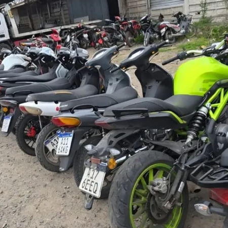Chivilcoy: un megaoperativo nocturno terminó con 33 motos secuestradas y dos detenidos