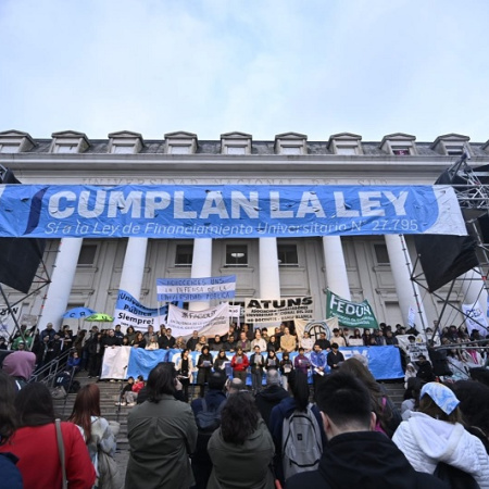 Quinta Marcha Federal en Bahía Blanca: miles exigieron aplicar la ley de financiamiento