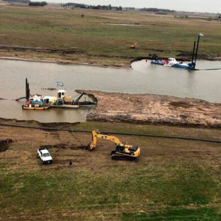 Salado y conurbano: 15 de las 24 obras hídricas financiadas por Nación están frenadas